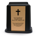Crown Niche Urn - Cross (Black or White Color Available)