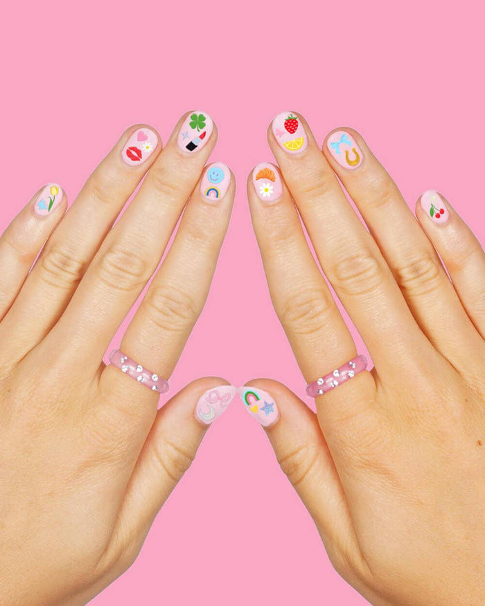 Cute Girl Nail Stickers - bubblegum market