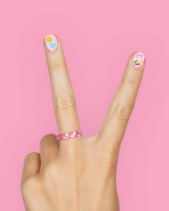 Cute Girl Nail Stickers - bubblegum market