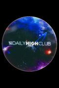 A circular logo featuring a nebula-like space scene with the text "DAILYHIGHCLUB" in white.