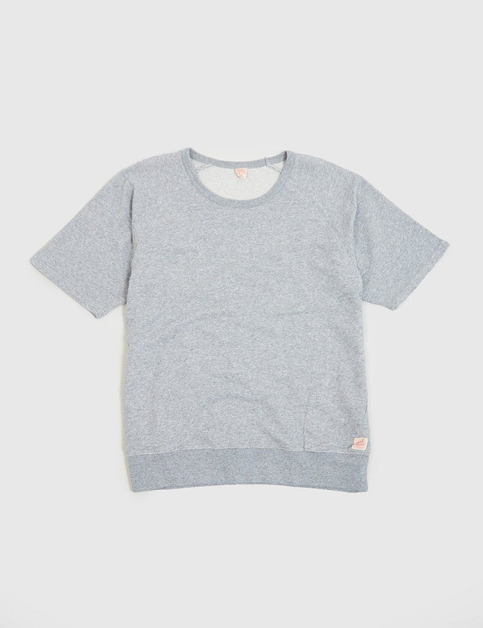 Deus Ex Machina Sydney Short Sleeve Sweatshirt - Grey Marl