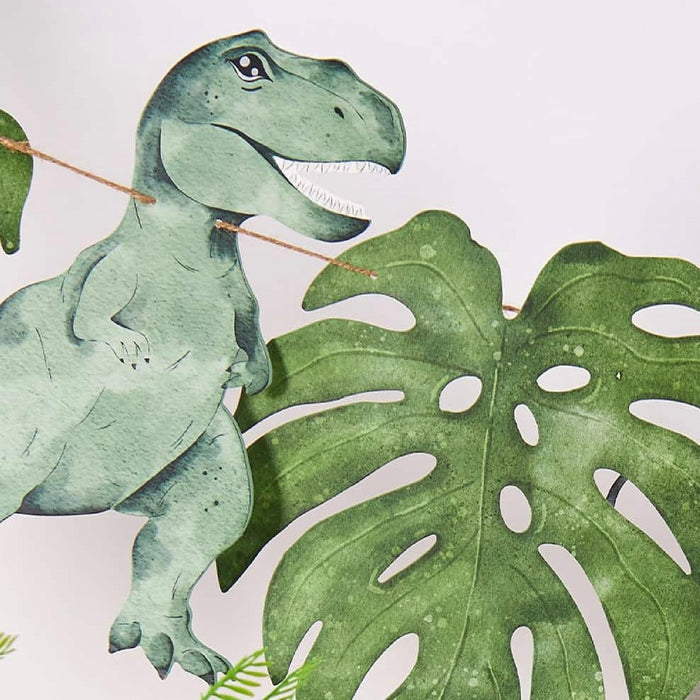 Dinosaur Watercolor Banner - bubblegum market