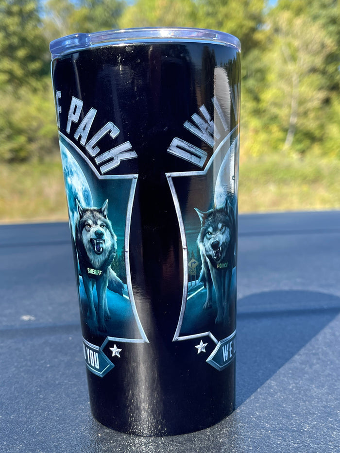 DWI Wolf Pack-Police Officer Tumbler.