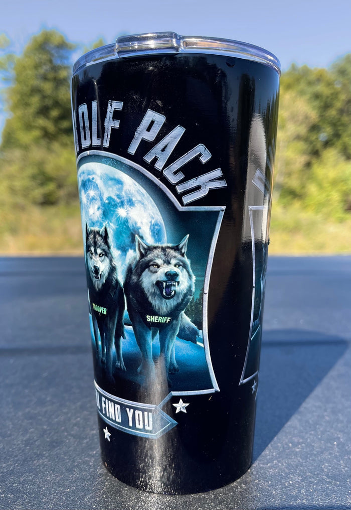 DWI Wolf Pack-Police Officer Tumbler.