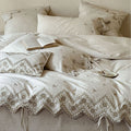 -Ever Lasting - Elsie Floral Bedding Set / White -Bedding Set -Ever Lasting