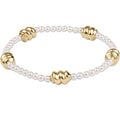 Enewton Admire Gold 3mm Bracelet - Pearl