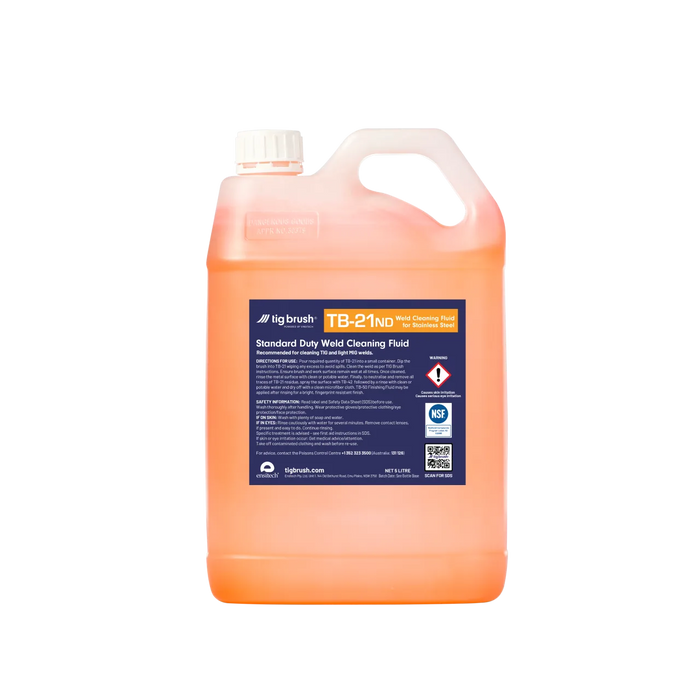 Ensitech TIG Brush TB-21ND Weld Cleaning Fluid (Quart and Gallon Avail.)-ShopWeldingSupplies.com