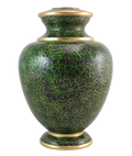 Essence Cloisonne Urn - Emerald - IUCLO107