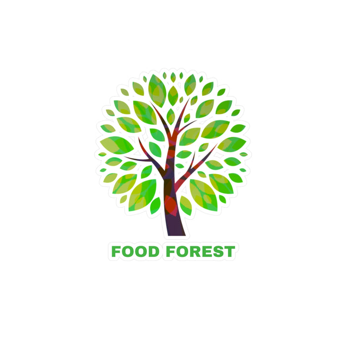 FOOD FOREST Kiss-Cut Vinyl Decals