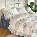 - Ever Lasting - French White Lace Ruffle Bedding Set - Bedding Set - Ever Lasting