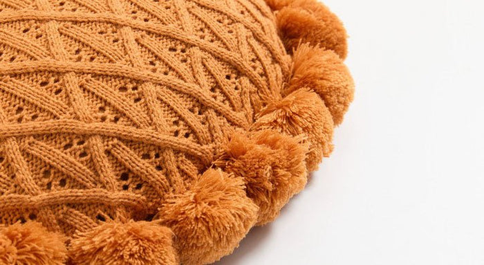 - Ever Lasting - Fuzzy Ball Round Pillow (7 Colors) - Pillow - Ever Lasting