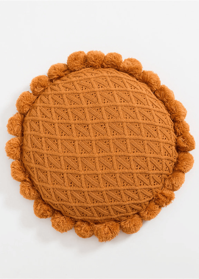 - Ever Lasting - Fuzzy Ball Round Pillow (7 Colors) - Pillow - Ever Lasting
