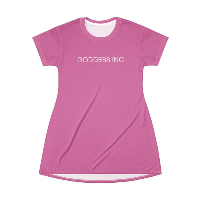GODDESS INC T-Shirt Dress, Light Pink