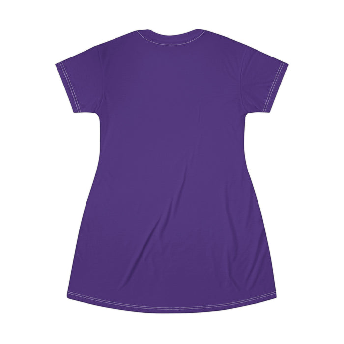 GODDESS INC T-Shirt Dress, Purple