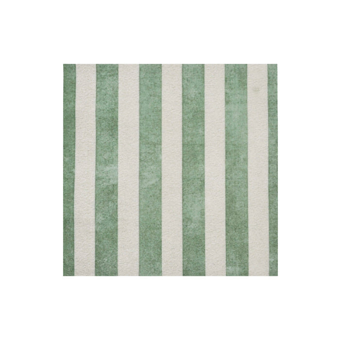 Green Watercolor Stripe Large Napkins - bubblegum market