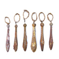 'Group of 6' Gilded and Crystal Encrusted Tassels (M263)