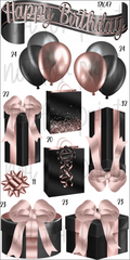 HBD Gift Packs- Black & Rose Gold