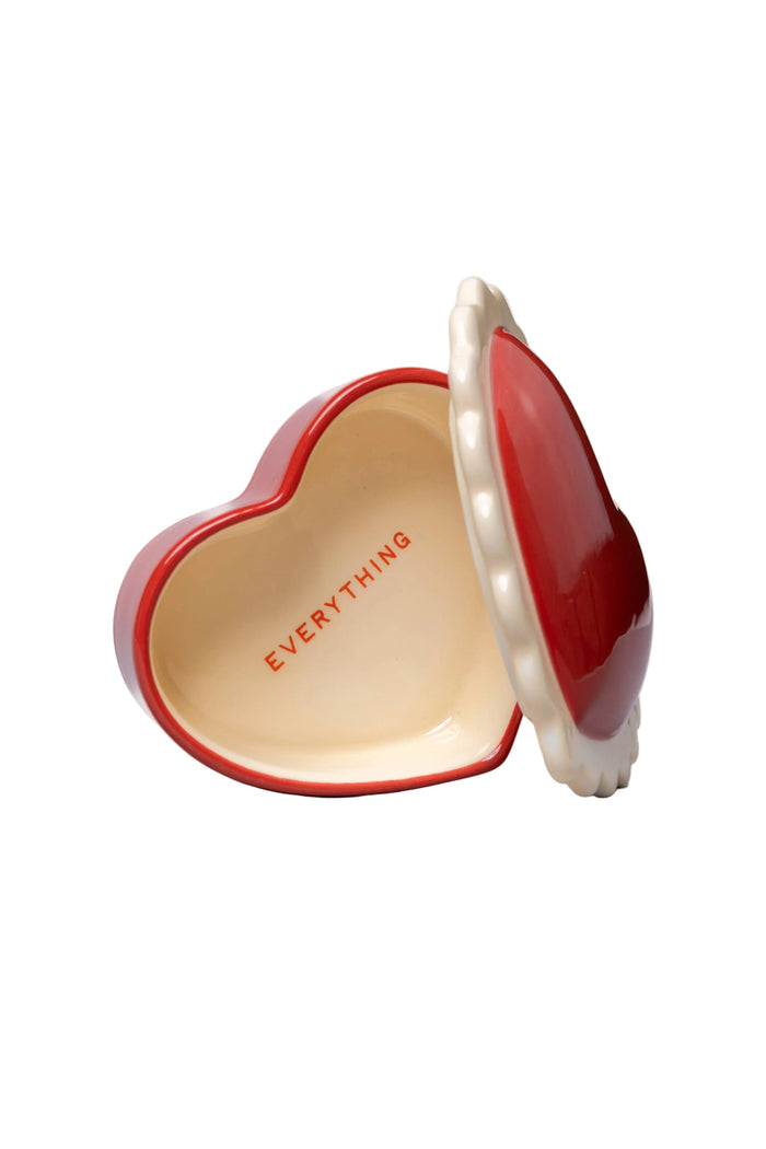 Heart Ceramic Trinket Box
