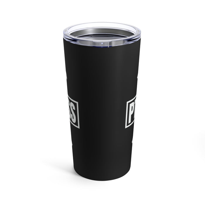 His Fight Is My Fight: PTSD Awareness 20oz Tumbler - Empowering Black Design