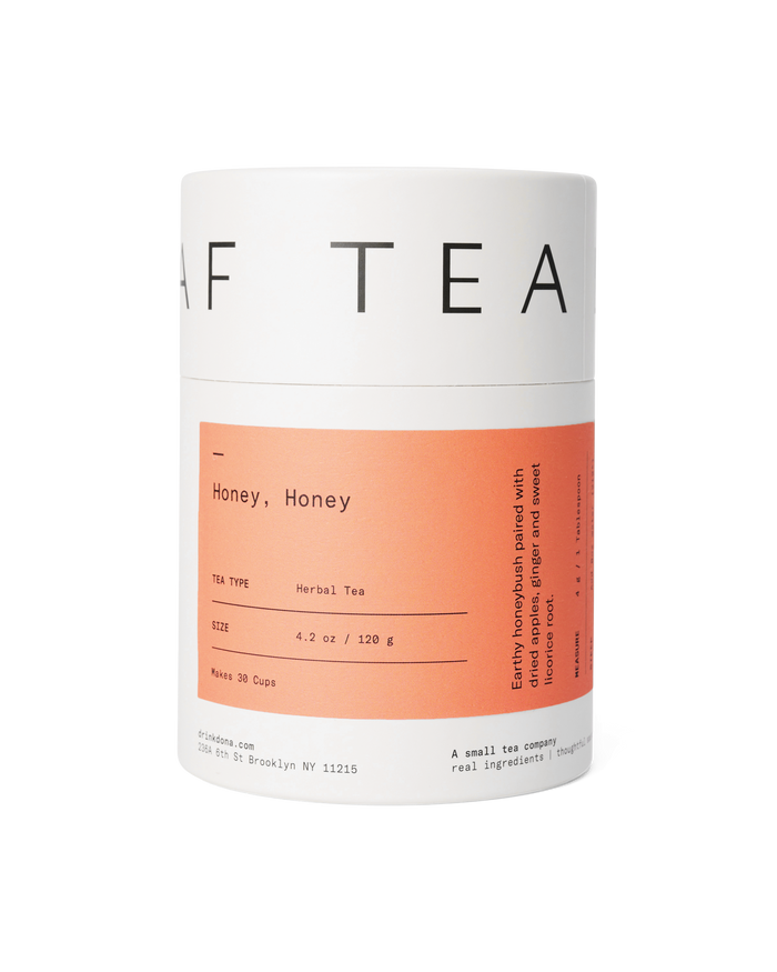 DONA Honey, Honey loose leaf tea canister