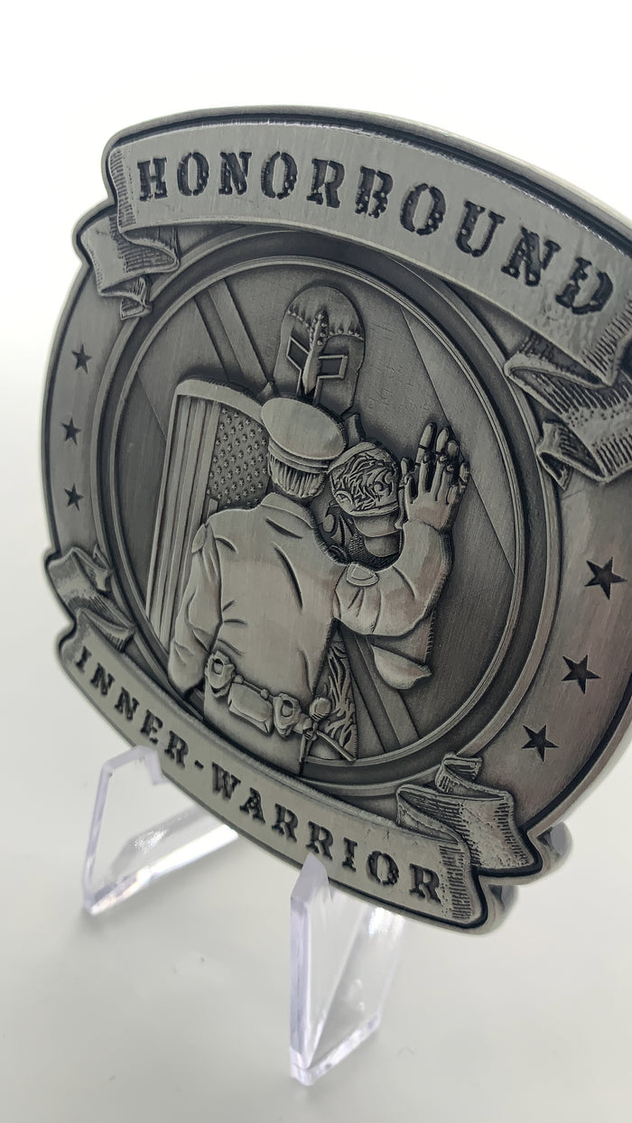 Honorbound Inner-Warrior Challenge Coin.