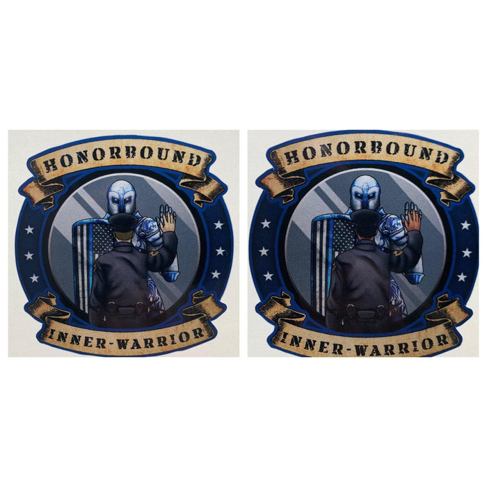 Honorbound Inner-Warrior Reflective Decal.