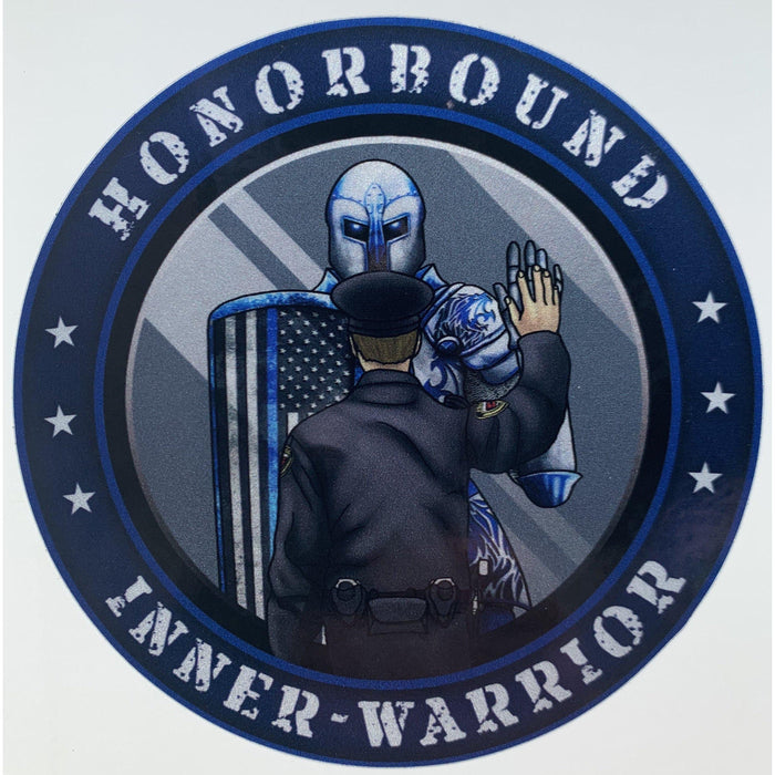 Honorbound Inner-Warrior Reflective Decal.