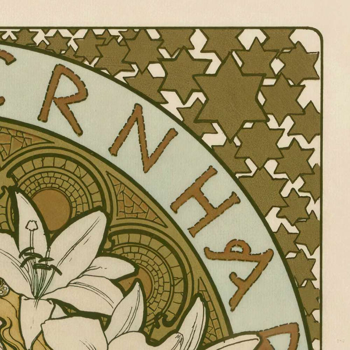In Honour of Sarah Bernhardt: Her Admirers and Friends by Alphonse Mucha, 1896
