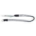ION Handlepass Leash Grey watersports safety leash with carabiner and logo visible