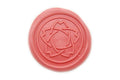 Japanese Kamon Sakura Star Wax Seal Stamp - Backtozero B20 - Botanical, cherry blossom, Decorative, floral, Flower, Japanese, japanese family crest, Kamon, Nature, Pink, Plant, sakura, Signature, signaturehandle, star