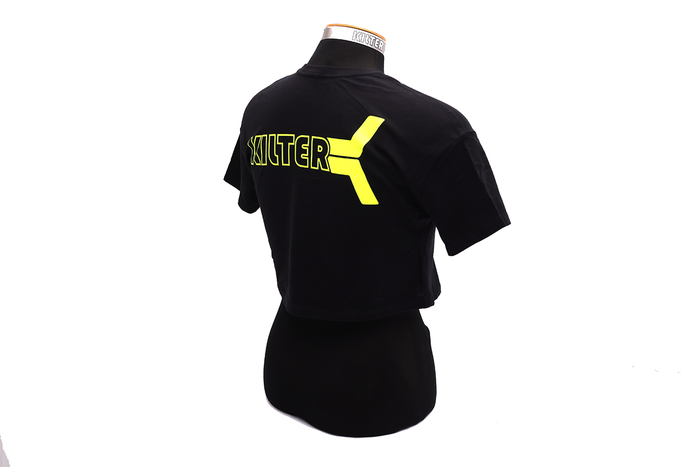 Kilter Crop - OG Logo Black/Yellow