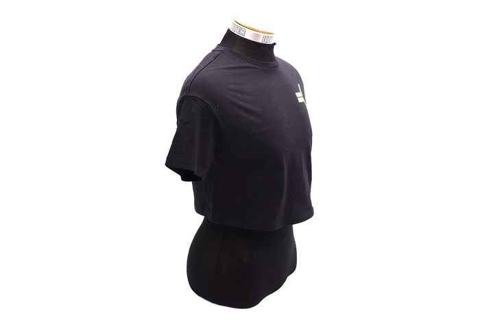 Kilter Crop - OG Logo Black/Yellow