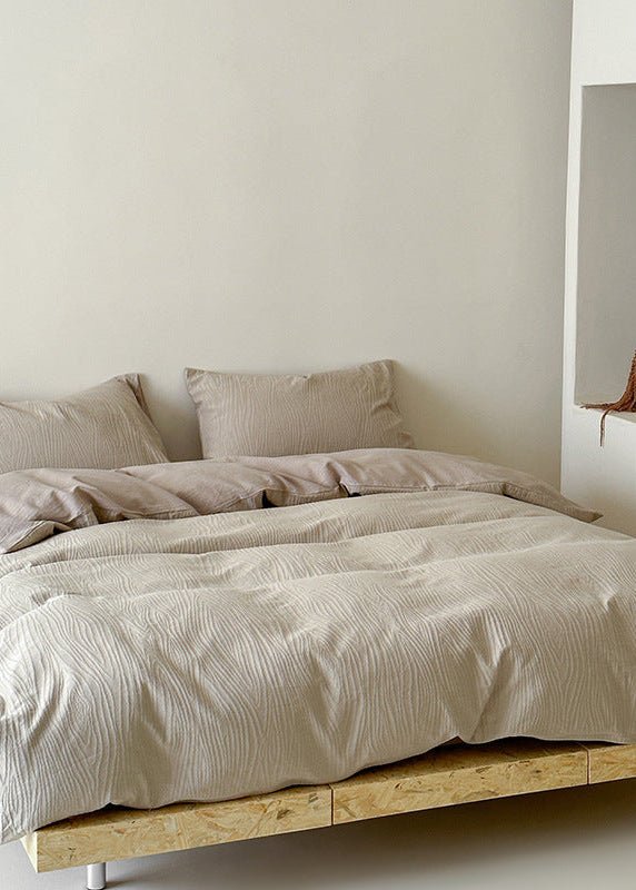 - Ever Lasting - Kinsley Jacquard Bedding Set / Black - Bedding Set - Ever Lasting