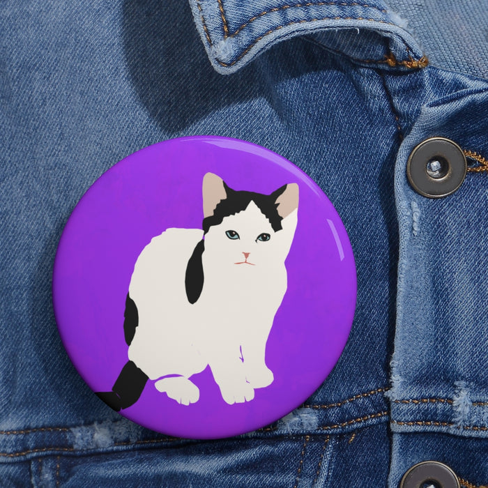 Kitty Cat Pin Buttons