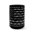 Large Correction Officer Coffee Cup-Thin Line Between Chaos and Order Coffee Mug.