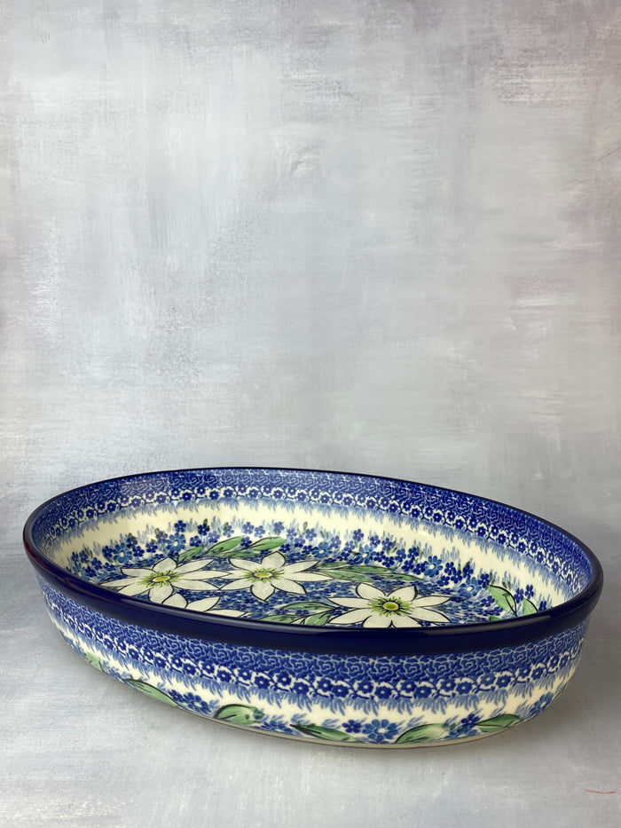 Large Unikat Oval Baker - Shape 297 - Pattern U5140