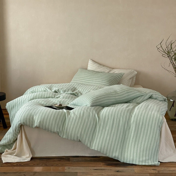 - Ever Lasting - Laurel Striped Pastel Bedding Bundle - Bedding Bundle - Ever Lasting