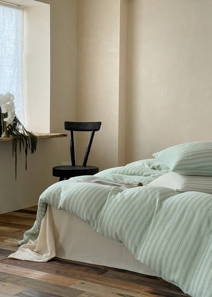 - Ever Lasting - Laurel Striped Pastel Bedding Bundle - Bedding Bundle - Ever Lasting