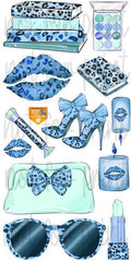 Leopard Lady- Blue/Teal