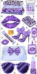 Leopard Lady- Purples