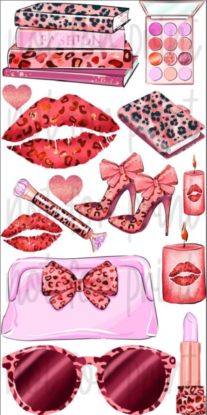 Leopard Lady- Red/Pink