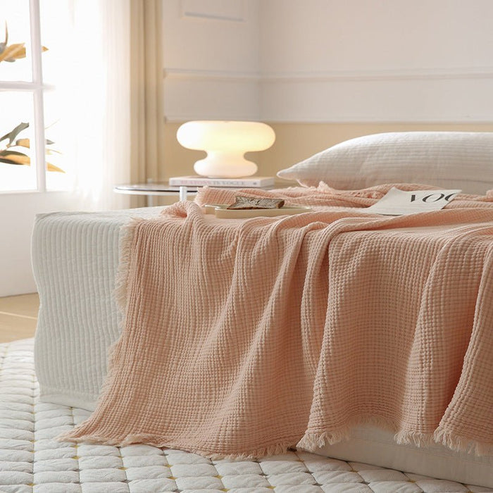 - Ever Lasting - Light Weight Cotton Blanket / Pink - Blankets - Ever Lasting
