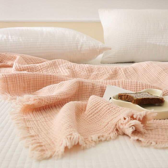 - Ever Lasting - Light Weight Cotton Blanket / Pink - Blankets - Ever Lasting