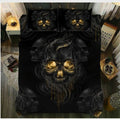 MELTING SKULL DUVET COVER SET