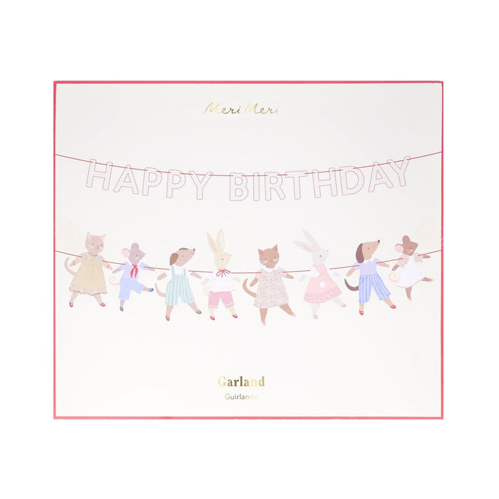 Meri Meri Party Animal Friends Garland Set - bubblegum market