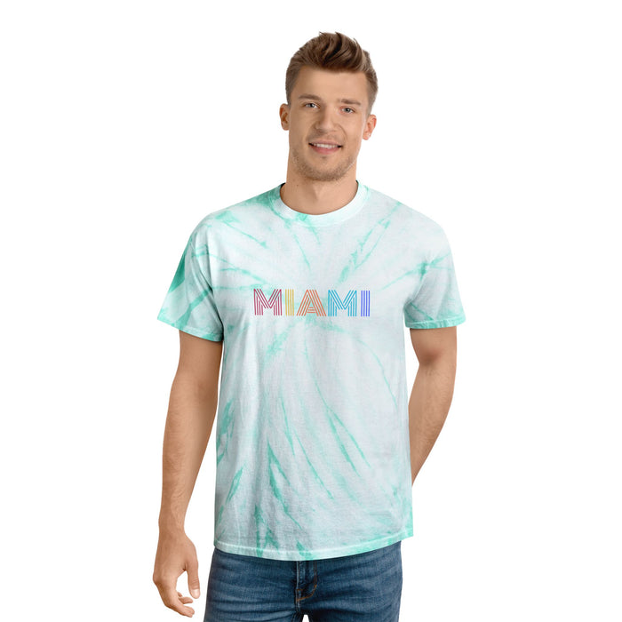 MIAMI, Tie-Dye Tee, Cyclone