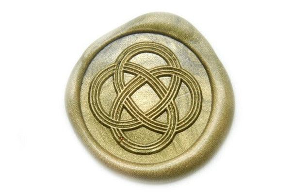 Mizuhiki Japanese Knot Wax Seal Stamp - Backtozero B20 - Copper, Deco, Decorative, Japanese, knot, mizuhiki, Signature, signaturehandle