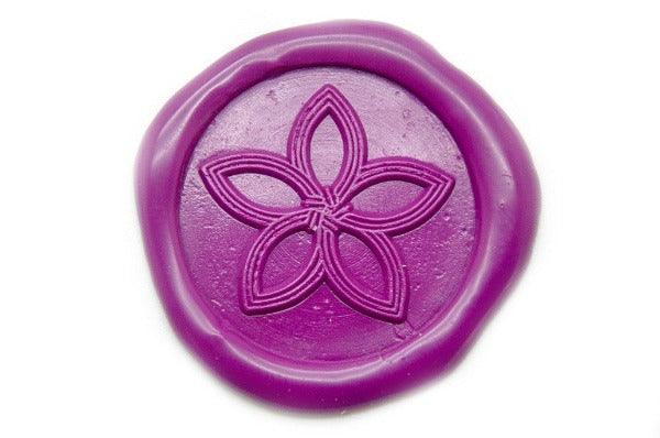 Mizuhiki Japanese Knot Wax Seal Stamp - Backtozero B20 - Deco, Decorative, Fuchsia, Japanese, knot, mizuhiki, Signature, signaturehandle
