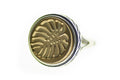 Monstera Signet Ring - Backtozero B20 - 15c, 15mm, 15mm ring, accessory, Botanical, her, jewelry, Leaf, monstera, Nature, Plant, ring, signet ring, size 10, size 5, size 6, size 7, size 8, size 9, wax seal, wax seal stamp