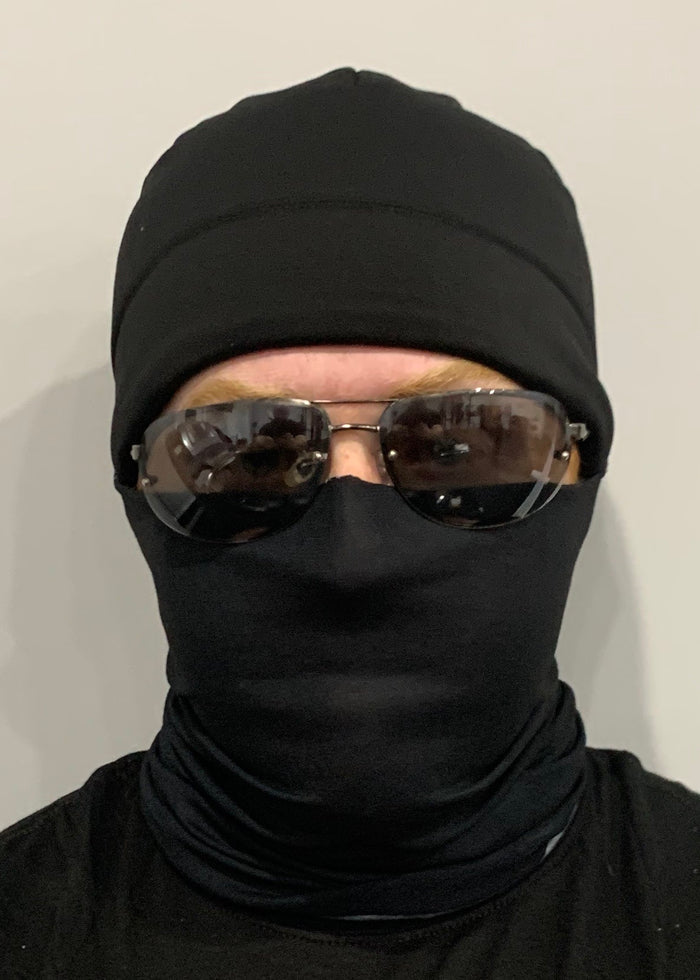 Neck Gaiter-Black Neck Gaiter.